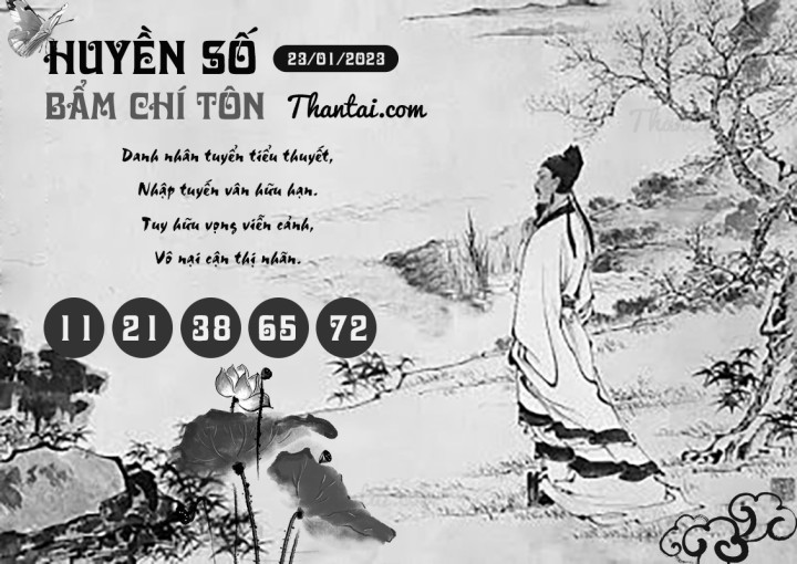 HUYỀN SỐ BẨM CHÍ TÔN 08/01/2023