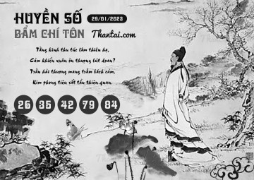 HUYỀN SỐ BẨM CHÍ TÔN 29/01/2023