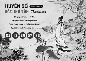 HUYỀN SỐ BẨM CHÍ TÔN 30/01/2023