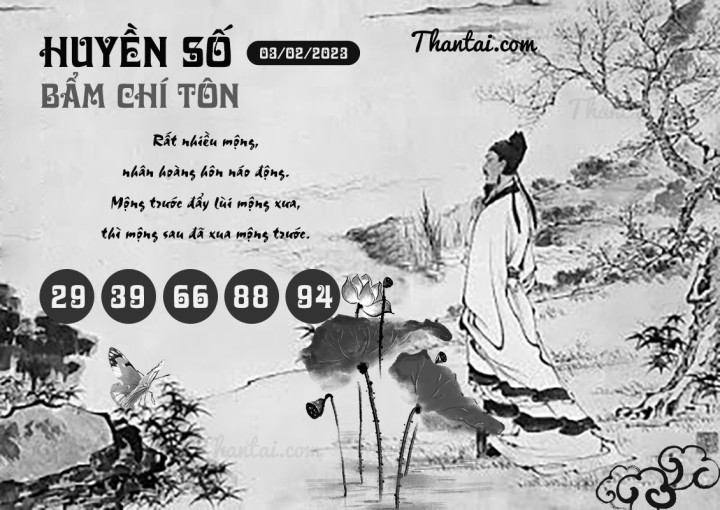 HUYỀN SỐ BẨM CHÍ TÔN 19/01/2023