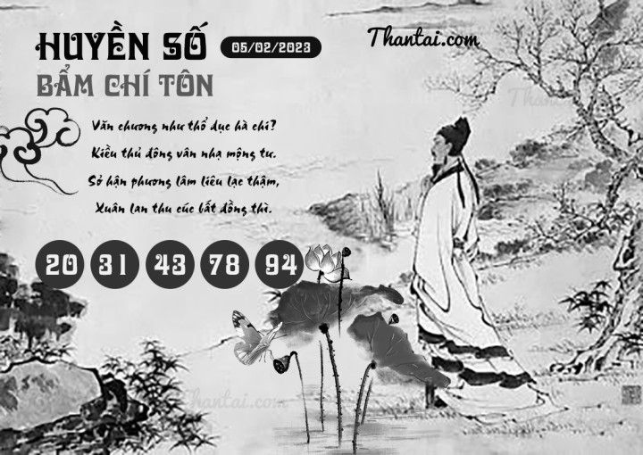 HUYỀN SỐ BẨM CHÍ TÔN 21/01/2023