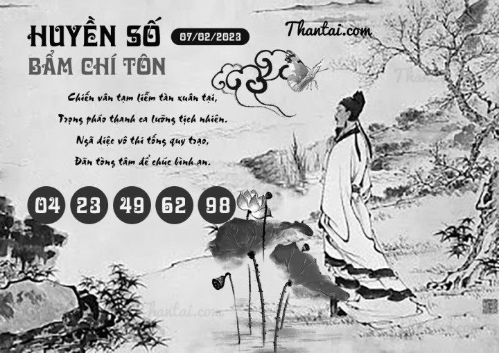 HUYỀN SỐ BẨM CHÍ TÔN 23/01/2023