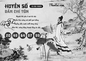 HUYỀN SỐ BẨM CHÍ TÔN 10/02/2023