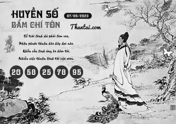 HUYỀN SỐ BẨM CHÍ TÔN 07/09/2023