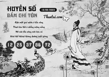 HUYỀN SỐ BẨM CHÍ TÔN 10/09/2023