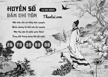 HUYỀN SỐ BẨM CHÍ TÔN 12/09/2023