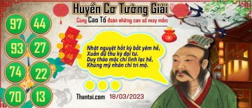 Huyền Cơ Tường Giải 18/03/2023