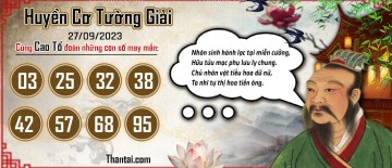 Huyền Cơ Tường Giải 27/09/2023