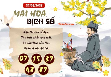 Mai Hoa Dịch Số 27/09/2023