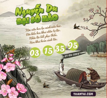 Nguyễn Du Đại Hào Số 27/09/2023