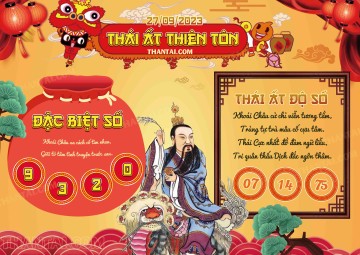 Thái Ất Thiên Tôn 27/09/2023