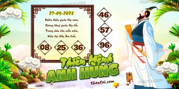 THIÊN MỆNH ANH HÙNG 27/09/2023