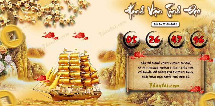 Hạnh Vận Tinh Đạo 12/09/2023