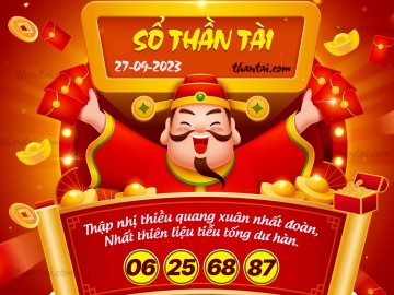 SỔ THẦN TÀI 27/09/2023