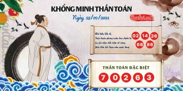 Khổng Minh Thần Toán 28/09/2023