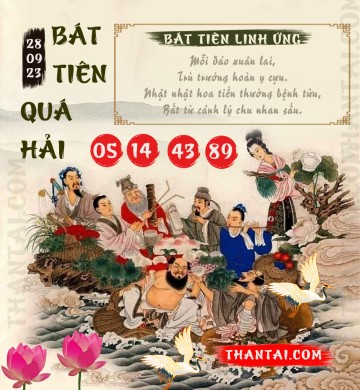 BÁT TIÊN QUÁ HẢI 28/09/2023