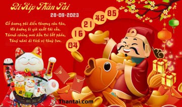 Bí Kíp Thần Tài 28/09/2023