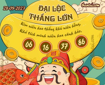 ĐẠI LỘC THẮNG LỚN 28/09/2023