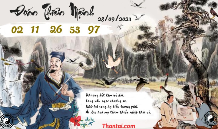 Đoán Thiên Mệnh 13/09/2023