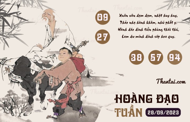 HOÀNG ĐẠO TUẦN 13/09/2023