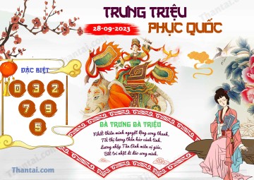 Trưng Triệu Phục Quốc 28/09/2023