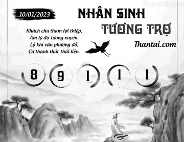 NHÂN SINH TƯƠNG TRỢ 10/01/2023