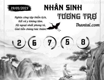 NHÂN SINH TƯƠNG TRỢ 19/01/2023