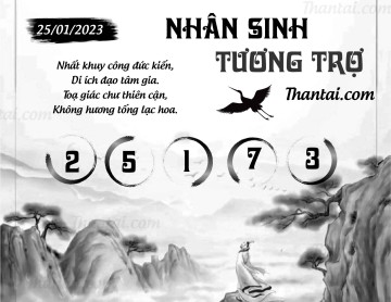 NHÂN SINH TƯƠNG TRỢ 25/01/2023