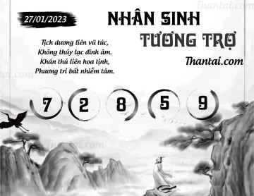 NHÂN SINH TƯƠNG TRỢ 27/01/2023