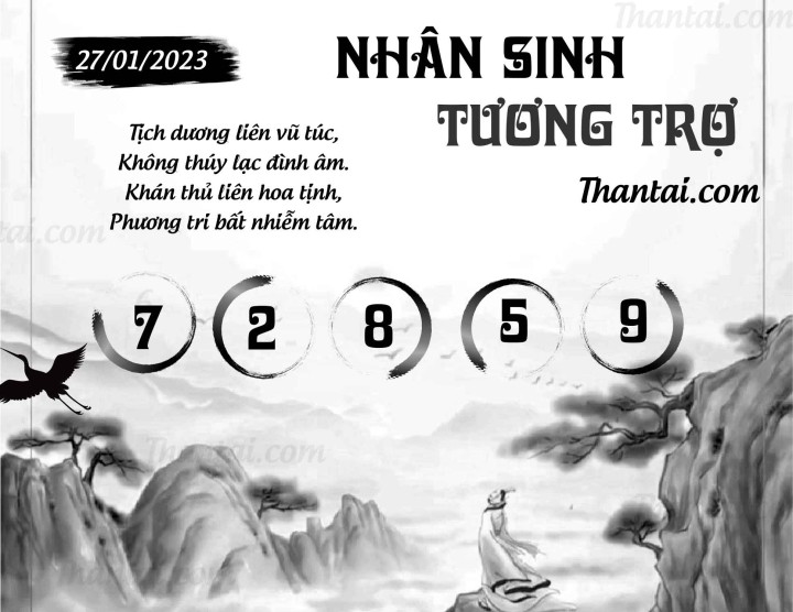 NHÂN SINH TƯƠNG TRỢ 12/01/2023