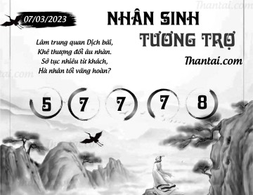 NHÂN SINH TƯƠNG TRỢ 07/03/2023