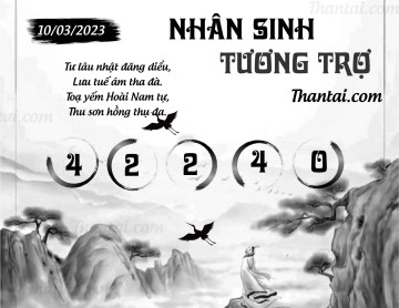 NHÂN SINH TƯƠNG TRỢ 10/03/2023