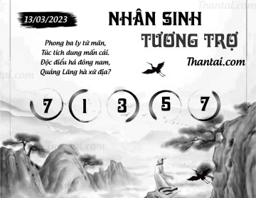 NHÂN SINH TƯƠNG TRỢ 13/03/2023