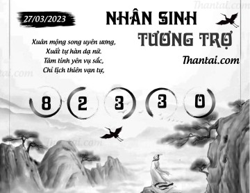 NHÂN SINH TƯƠNG TRỢ 27/03/2023