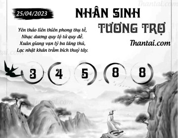 NHÂN SINH TƯƠNG TRỢ 25/04/2023