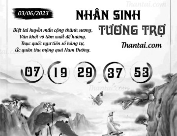 NHÂN SINH TƯƠNG TRỢ 03/06/2023