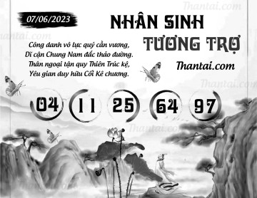 NHÂN SINH TƯƠNG TRỢ 07/06/2023