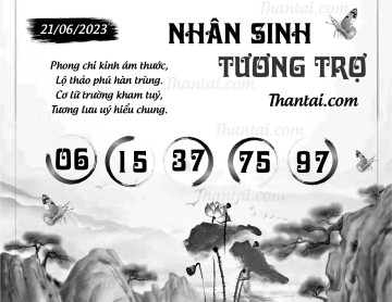 NHÂN SINH TƯƠNG TRỢ 21/06/2023