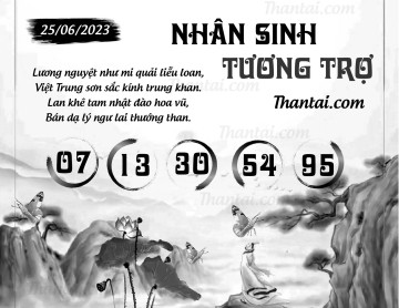 NHÂN SINH TƯƠNG TRỢ 25/06/2023