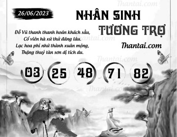 NHÂN SINH TƯƠNG TRỢ 26/06/2023