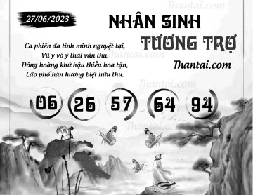 NHÂN SINH TƯƠNG TRỢ 27/06/2023