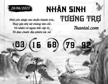 NHÂN SINH TƯƠNG TRỢ 28/06/2023