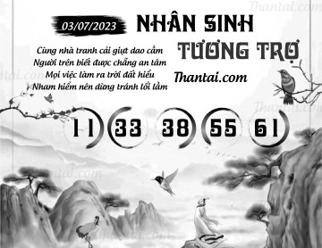 NHÂN SINH TƯƠNG TRỢ 03/07/2023