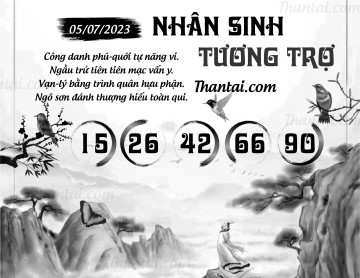 NHÂN SINH TƯƠNG TRỢ 05/07/2023