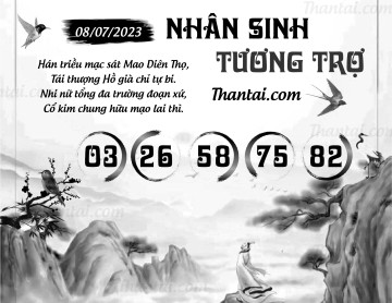 NHÂN SINH TƯƠNG TRỢ 08/07/2023