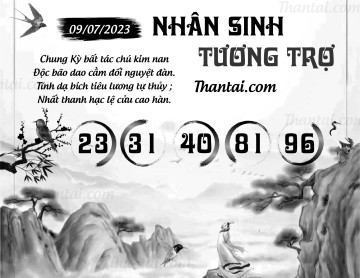 NHÂN SINH TƯƠNG TRỢ 09/07/2023