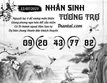 NHÂN SINH TƯƠNG TRỢ 12/07/2023