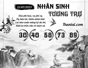 NHÂN SINH TƯƠNG TRỢ 15/07/2023