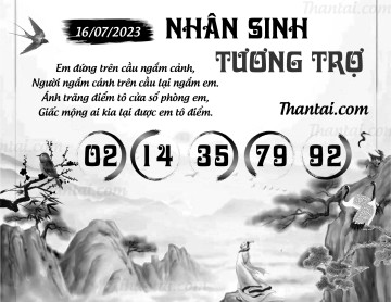 NHÂN SINH TƯƠNG TRỢ 16/07/2023