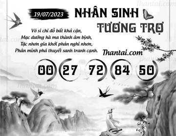 NHÂN SINH TƯƠNG TRỢ 19/07/2023